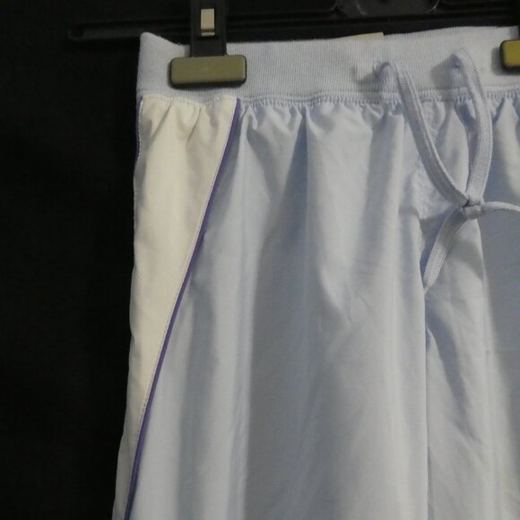 OLD NAVY | medium | Light Blue Insulated Sport Pants with Stripes & Silver Print - Picture 3 of 16